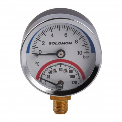 Термоманометр радіальний SOLOMON V1244 S М10х1