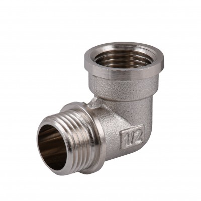 Кутник 1/2″ВЗ нікельований NL333S OPTIMUM Кутник 1/2″ВЗ нікельований NL333S OPTIMUM