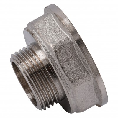 Перехідник редукційний 1 1/2″х1″ВЗ нікельований восьмигранний NK753O OPTIMUM Перехідник редукційний 1 1/2″х1″ВЗ нікельований восьмигранний NK753O OPTIMUM