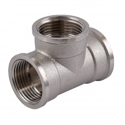 Трійник 1″ВВВ нікельований NT551S OPTIMUM Трійник 1″ВВВ нікельований NT551S OPTIMUM