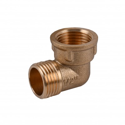 Кутник 1/2″ВЗ латунний LL333S OPTIMUM