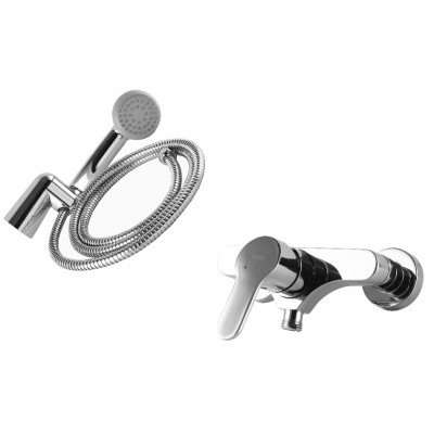 Змішувач для душа TRES BM-TRES 139167.01 з душовим комплектом ,шланг SATIN