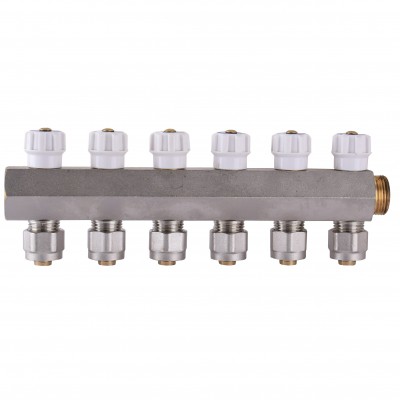Колектор APE ITALY 7886 L 3/4х16 6-ий з перекриттям Колектор APE ITALY 7886 L 3/4х16 6-ий з перекриттям
