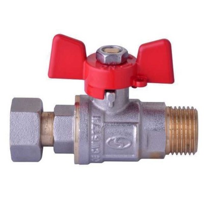 Кран кульовий прямий з накидною гайкою SOLOMON 1/2″ ЗВ PN40 160406 Кран кульовий прямий з накидною гайкою SOLOMON 1/2″ ЗВ PN40 160406