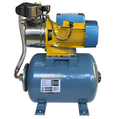 Насосна станція Optima JET150S PRIME-24 бак OPTIMA 1,3кВт на гребінці Насосна станція Optima JET150S PRIME-24 бак OPTIMA 1,3кВт на гребінці