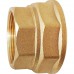 Муфта редукційна 1 1/2″х1 1/4″ВВ латунна восьмигранна А0338А