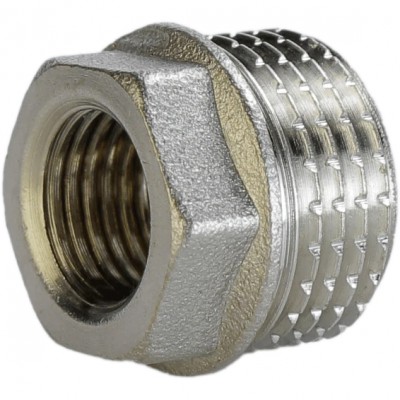 Футорка 1/2″х1/4″ЗВ нікельована (манометр) А0723А(нк)