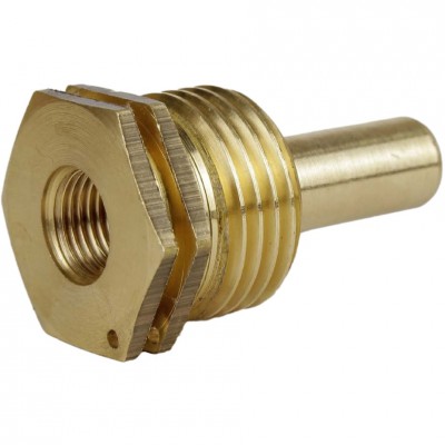 Занурювальна гільза 1/2″З M10х 20мм латунна А07011А Занурювальна гільза 1/2″З M10х 20мм латунна А07011А