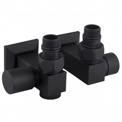 Набір Кран вентильний кутовий з американкою SOLOMON LUX 1/2″CUBE BLACK 8888_ТЕН (1уп) Набір Кран вентильний кутовий з американкою SOLOMON LUX 1/2″CUBE BLACK 8888_ТЕН (1уп)