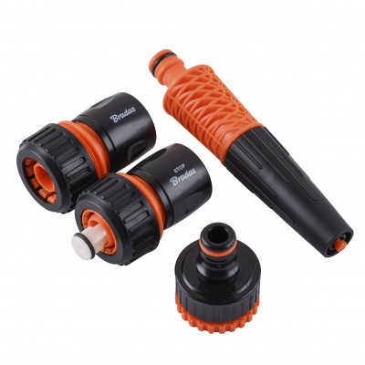ECO-PWB5500-12 BLACK LINE, Комплект з 4 елементів для поливу на шланг 1/2″ bradas Польша ECO-PWB5500-12 BLACK LINE, Комплект з 4 елементів для поливу на шланг 1/2″ bradas Польша