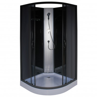 Душовий бокс півкруглий без даху SAN L90GBB BRAVO (3уп.) Душовий бокс півкруглий без даху SAN L90GBB BRAVO (3уп.)