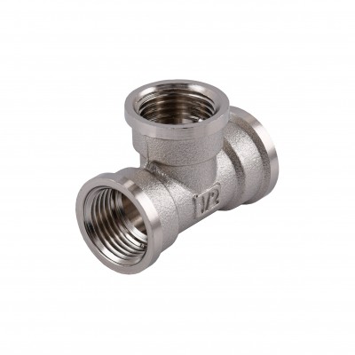 Трійник 1/2″ВВВ нікельований NT331S OPTIMUM Трійник 1/2″ВВВ нікельований NT331S OPTIMUM