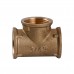 Трійник 3/4″ВВВ латунний LT441S OPTIMUM