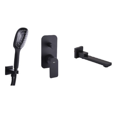 Змішувач для ванни вбудований TOPAZ SARDINIA TSG 08202-200N-BL