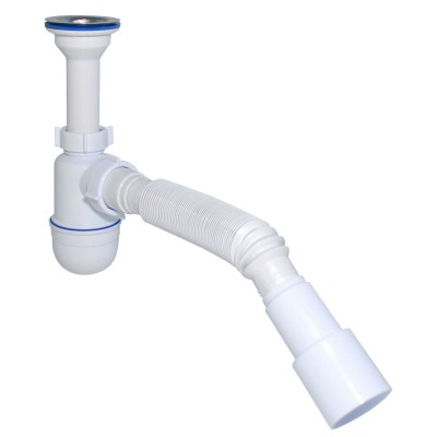 Сифон Waterstal А-32019 під умивальник 1 1/2″ з гнучкою трубою Сифон Waterstal А-32019 під умивальник 1 1/2″ з гнучкою трубою