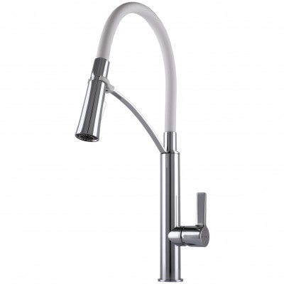 Змішувач для кухні TOPAZ SARDINIA TS 8817-H23-W-S Змішувач для кухні TOPAZ SARDINIA TS 8817-H23-W-S