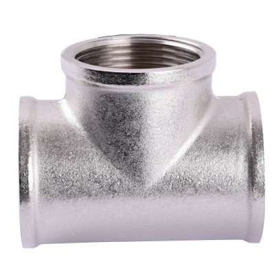 Трійник SOLOMON 3/4″ ВВВ нікель 8202 Трійник SOLOMON 3/4″ ВВВ нікель 8202