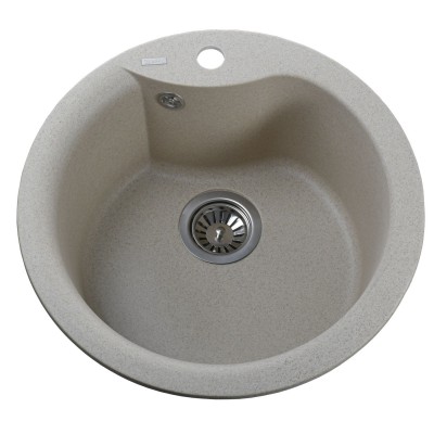 Гранітна мийка Globus Lux ORTA піщаний 485мм-А0004 Гранітна мийка Globus Lux ORTA піщаний 485мм-А0004