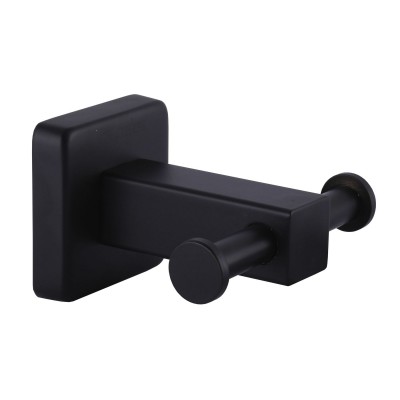 Гачок подвійний Globus Lux BQ9412 чорний матовий SUS304 Гачок подвійний Globus Lux BQ9412 чорний матовий SUS304