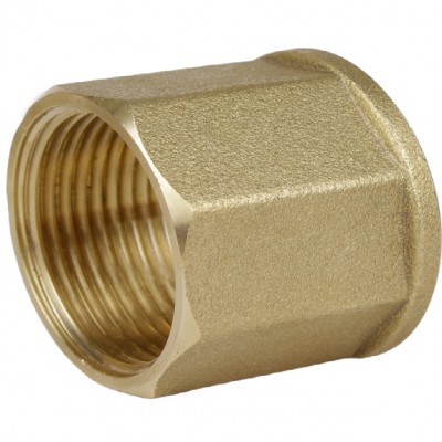 Муфта 1 1/4″ВВ латунна восьмигранна А0354А Муфта 1 1/4″ВВ латунна восьмигранна А0354А
