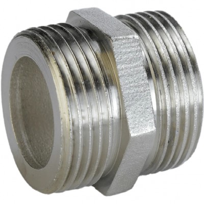 Ніпель 1″ЗЗ нікельований під прокладку А0506-1А(нк) Ніпель 1″ЗЗ нікельований під прокладку А0506-1А(нк)