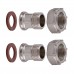 Комплект штуцерів 3/4″х1/2″ВЗ нікельований NU433B OPTIMUM