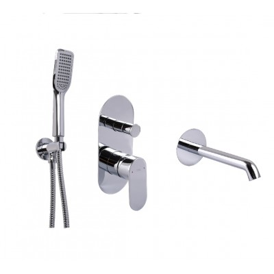 Змішувач для ванни вбудований TOPAZ BARTS TBG 07222-H36