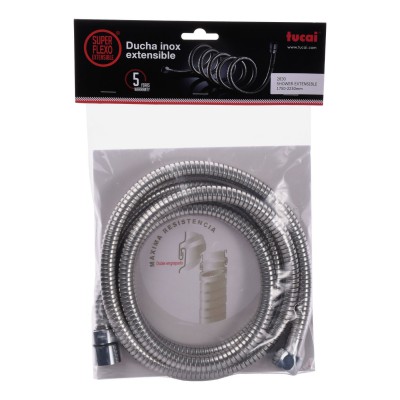 Шланг душовий TUCAI FlexoInoxExtensible 175-225см (2830) Шланг душовий TUCAI FlexoInoxExtensible 175-225см (2830)