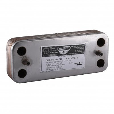 Теплообмінник паяний Zilmet ZB-12P prig 142 17B1901244 Теплообмінник паяний Zilmet ZB-12P prig 142 17B1901244