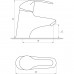 Змішувач для умивальника DOMINO ACCENT DAC-401