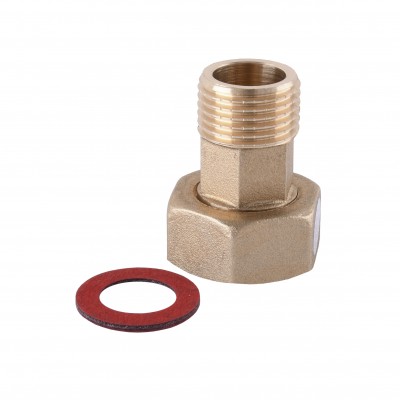 Штуцер з накидною гайкою 3/4″ для водоміра SOLOMON SG11 ( 1 штука ) (1520) (2шт.в коробці) Штуцер з накидною гайкою 3/4″ для водоміра SOLOMON SG11 ( 1 штука ) (1520) (2шт.в коробці)