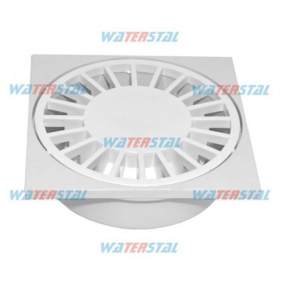 Трап 150*150 мм, нижнє відведення Ø110, пластиковий ″Waterstal″ (YS 115)