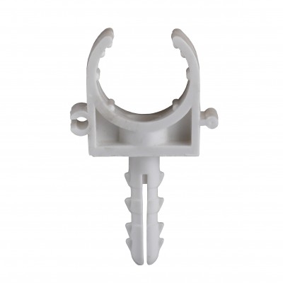 Кліпса для труби металопластикової з дюбелем NEW 26х2,0