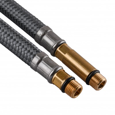 Шланг для змішувача TUCAI М10х1/2″ 0,5м АНТИКОРОЗІЯ TAQ GRIF AСB 206220 ПАРА