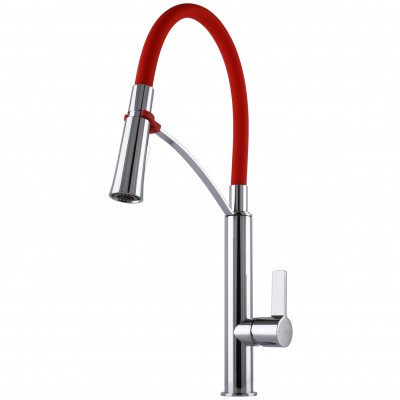Змішувач для кухні TOPAZ SARDINIA TS 8817-H23-R-S Змішувач для кухні TOPAZ SARDINIA TS 8817-H23-R-S