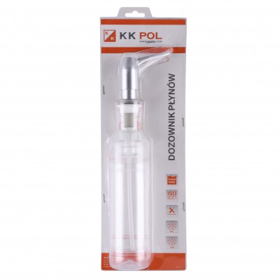 Рідини дозатор 0,5л, K.K.POL, DP0/602, ф21мм, сатин (DPS/602)