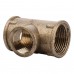 Трійник редукційний 3/4″х1/2″Вх3/4″ВВ латунний 212Б