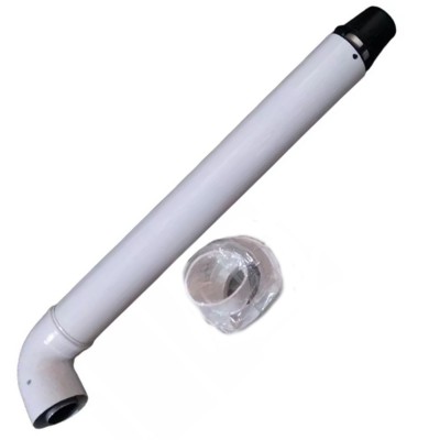 Димохід коаксіальний Saunier Duval 750 мм, ø 60/100 мм, з коліном 71.M17.00.04 Димохід коаксіальний Saunier Duval 750 мм, ø 60/100 мм, з коліном 71.M17.00.04