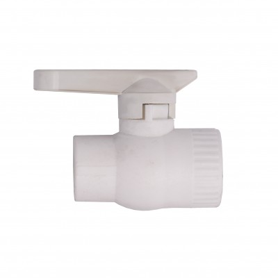 Кран кульовий Kalde PPR (латунь) ф25x3/4 вн. (білий) 21010