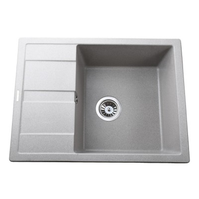 Гранітна мийка Globus Lux ONE сірий камiнь 650x500мм-А0005 Гранітна мийка Globus Lux ONE сірий камiнь 650x500мм-А0005