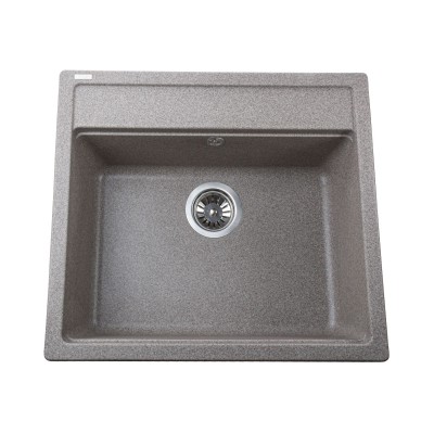 Гранітна мийка Globus Lux VOLTA мокко 570х510мм Гранітна мийка Globus Lux VOLTA мокко 570х510мм