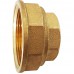 Муфта редукційна 1 1/2″х 1″ВВ латунна восьмигранна А0337А