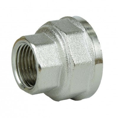 Муфта редукційна 3/4″х1/2″ВВ нікельована восьмигранна А0342А(нк) Муфта редукційна 3/4″х1/2″ВВ нікельована восьмигранна А0342А(нк)