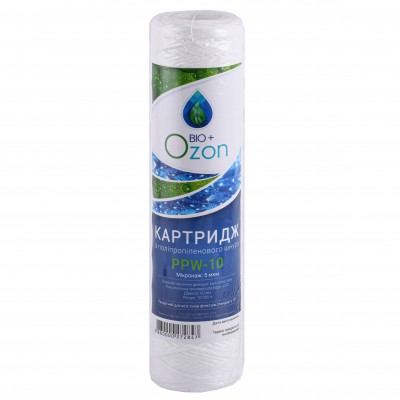 Картридж шнурковий NEW OZON Bio+, PPW-10 (5 мкм) Картридж шнурковий NEW OZON Bio+, PPW-10 (5 мкм)