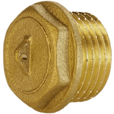 Заглушка 3/4″З латунна під пломбу А1092Ако Заглушка 3/4″З латунна під пломбу А1092Ако