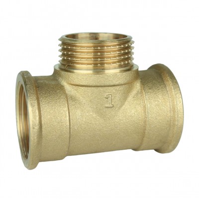 Трійник 1″ВЗВ латунний А0273А