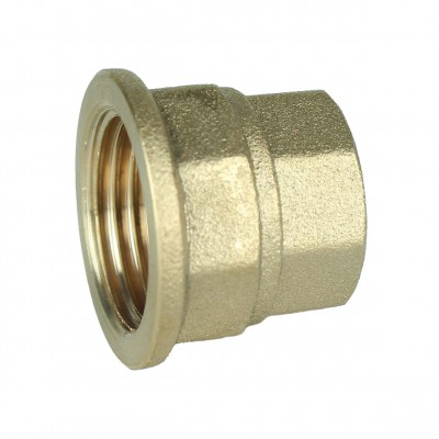 Муфта редукційна 1/2″х3/8″ВВ латунна восьмигранна А0343А