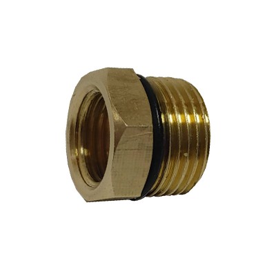 Футорка 3/8″х1/4″ЗВ латунна (манометр) 729Б
