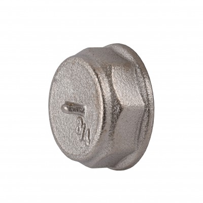 Заглушка 3/4″В нікельована під пломбу NC401P OPTIMUM