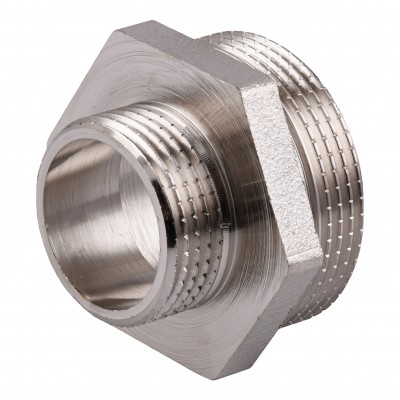 Ніпель редукційний 1 1/2″х1″ЗЗ нікельований NN752S OPTIMUM Ніпель редукційний 1 1/2″х1″ЗЗ нікельований NN752S OPTIMUM